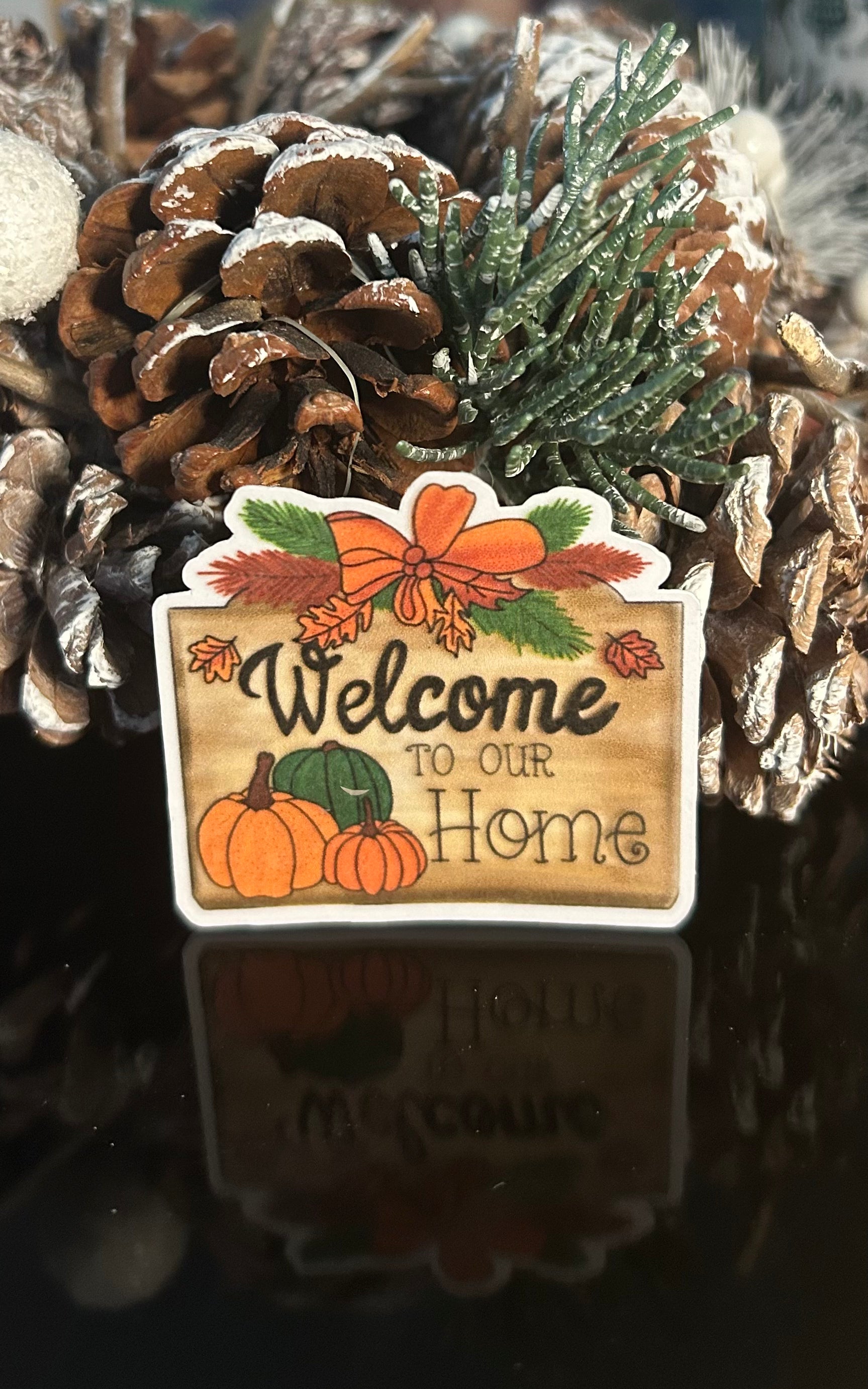 Sticker Welcome Schild
