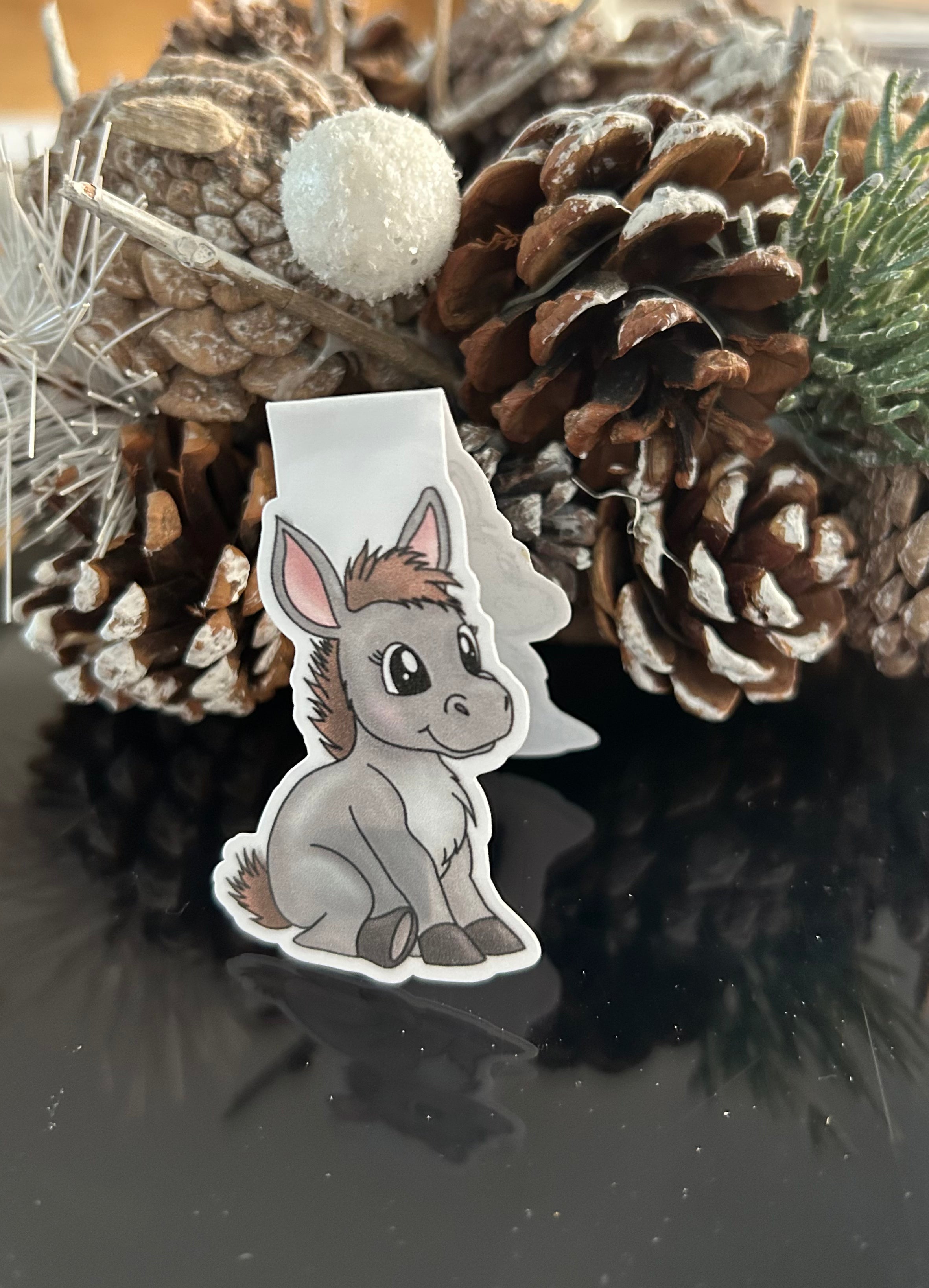 Lesezeichen magnetisch Esel Loui