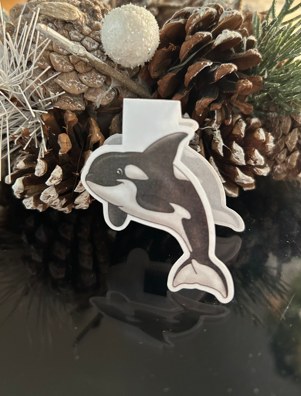 Lesezeichen magnetisch Orca