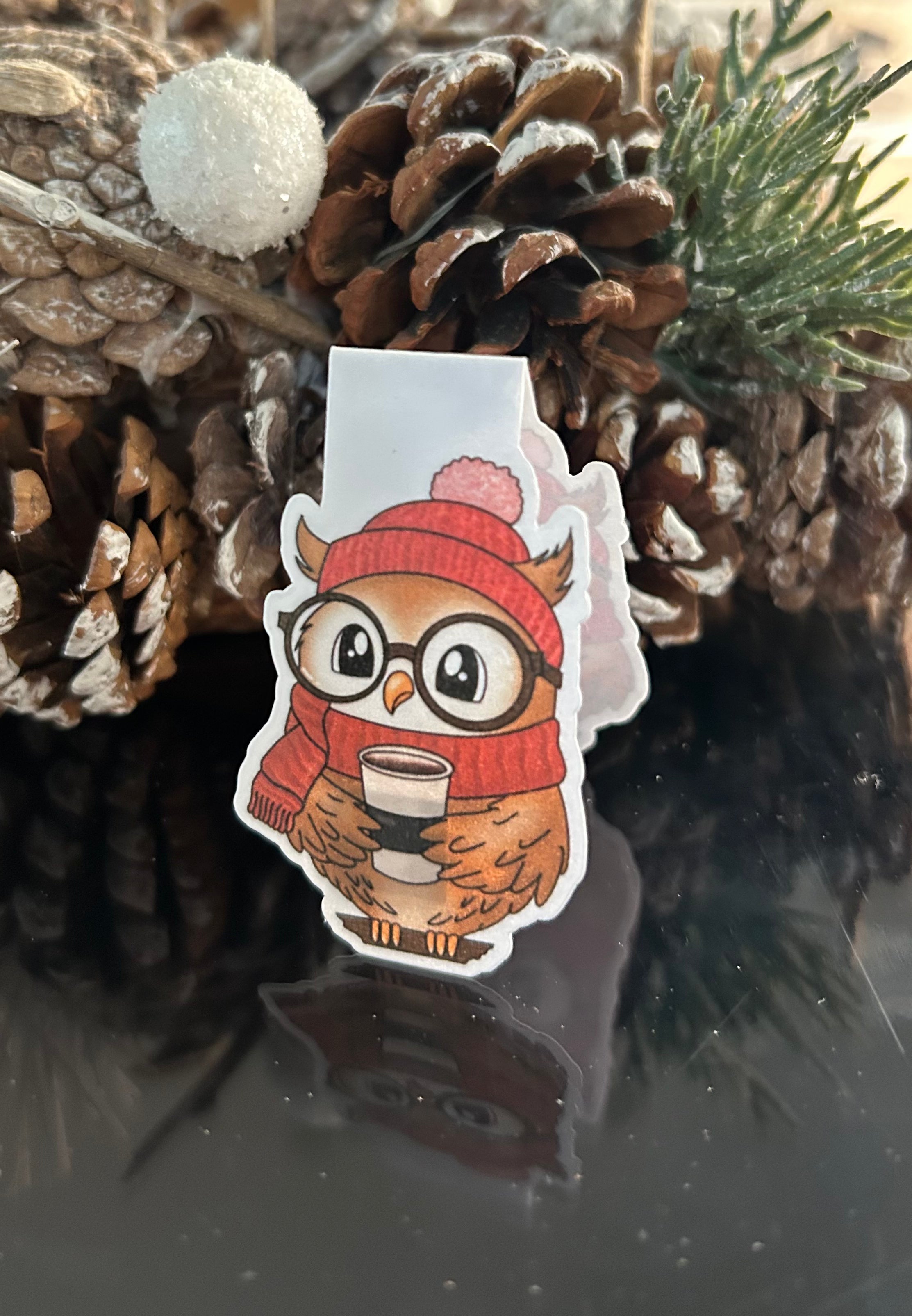 Lesezeichen magnetisch Eule