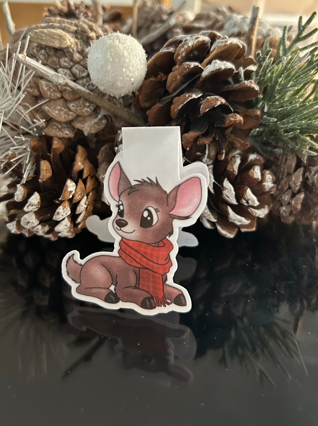 Lesezeichen magnetisch Rehkitz