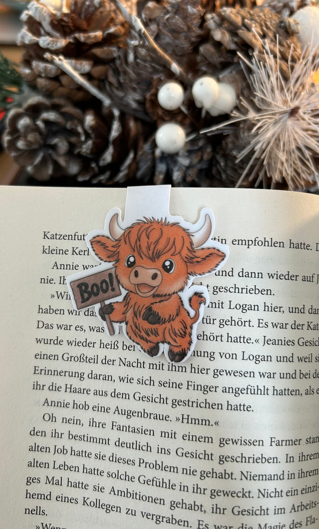 Lesezeichen magnetisch Hochlandrind Boo